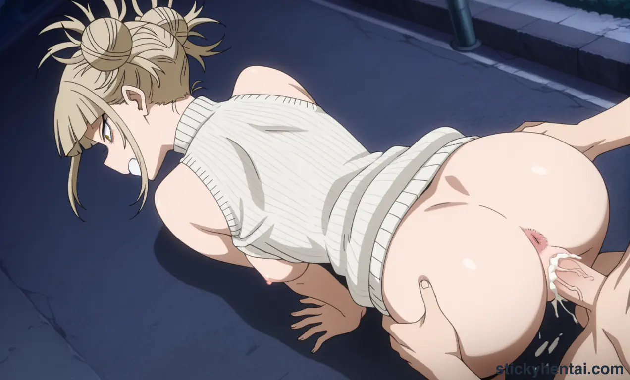 Himiko Toga having sex late night in the street #26