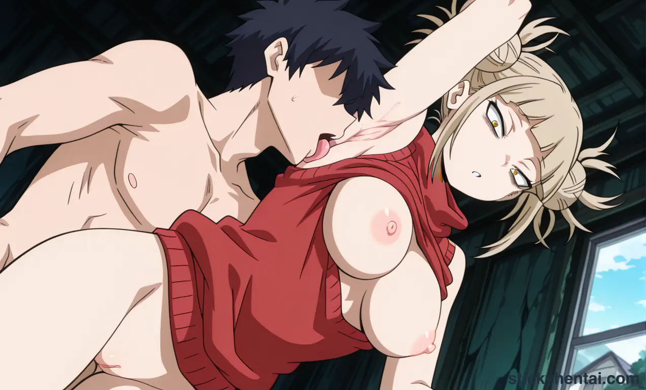 Licking Sweet delicious armpits of Himiko Toga #35