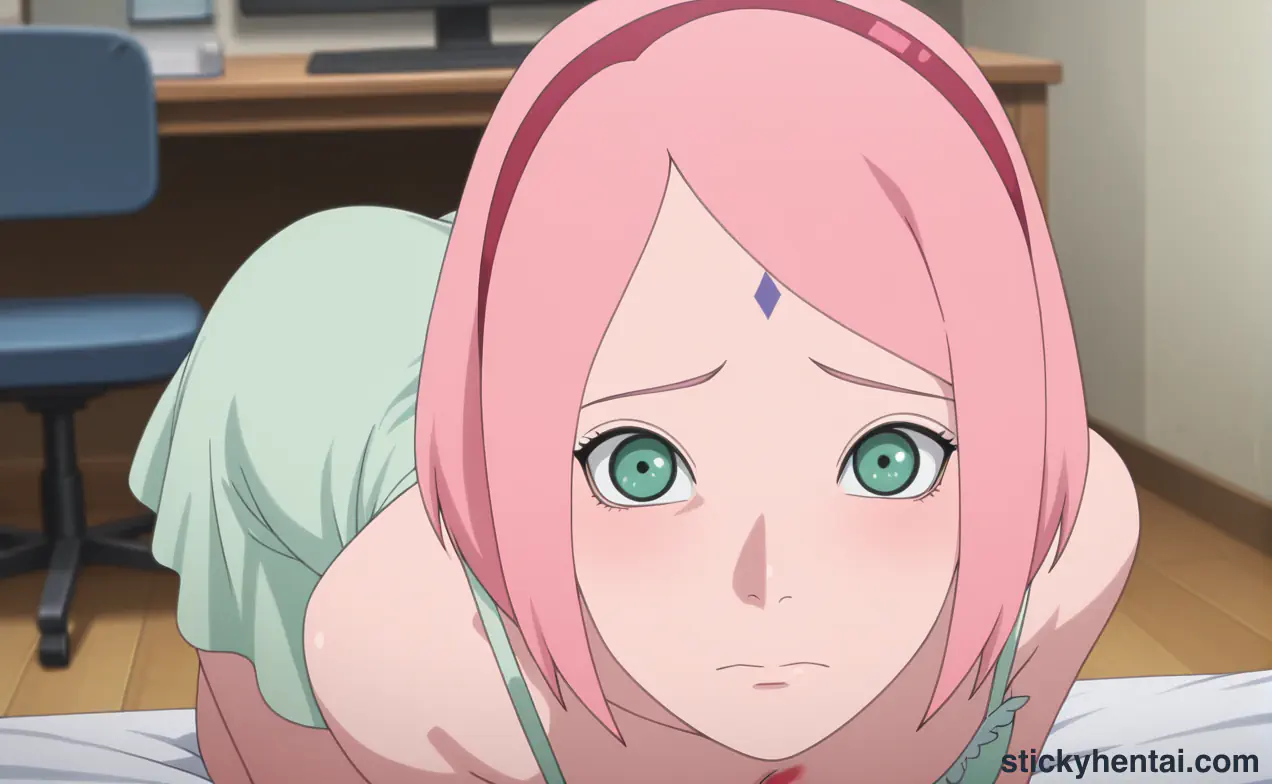 Sakura Haruno is looking very beautiful