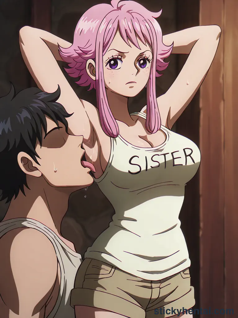 Licking Ginny's delicious armpits #15