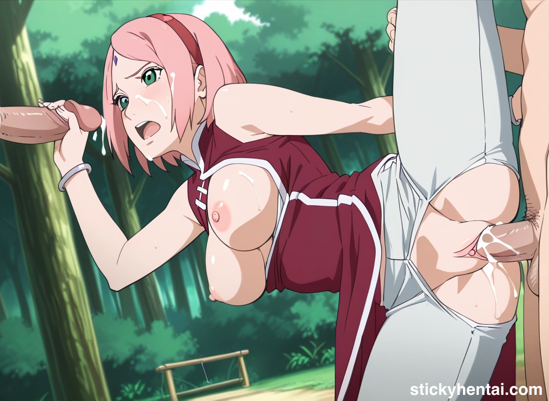 Sakura Haruno having sex during training part 2 #23