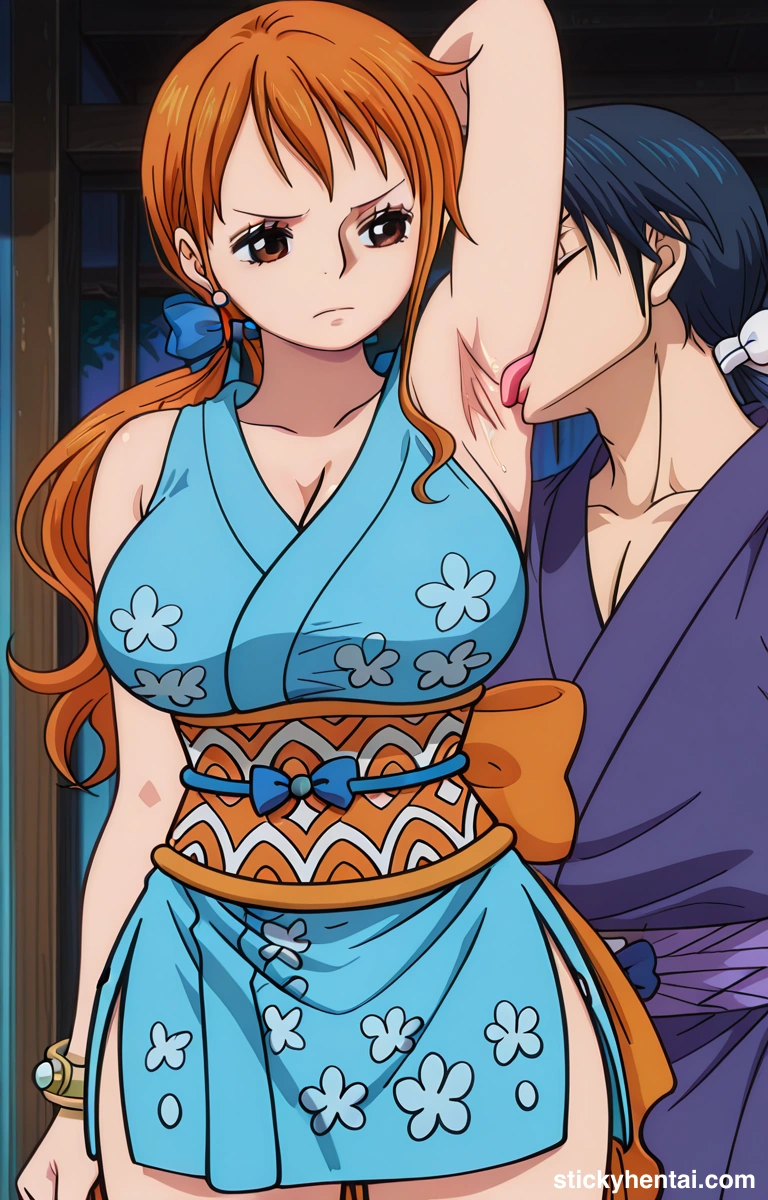 Licking Nami's armpit part 1