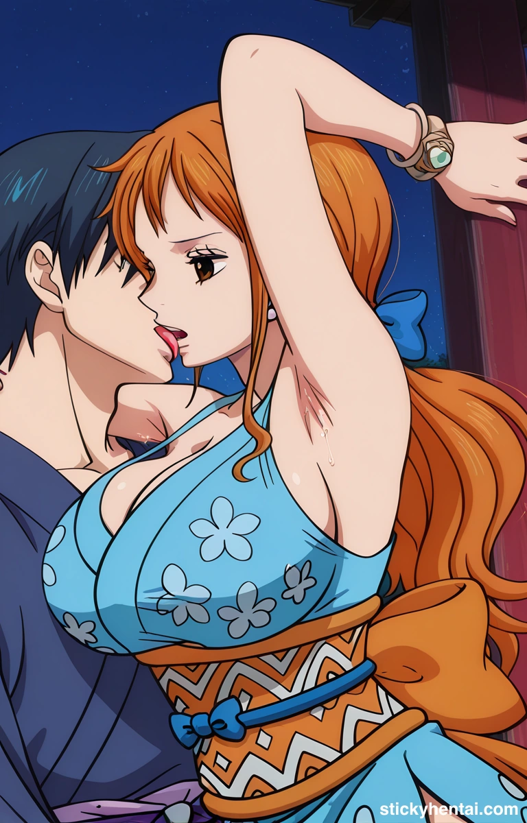 Licking Nami's armpit part 1 #12
