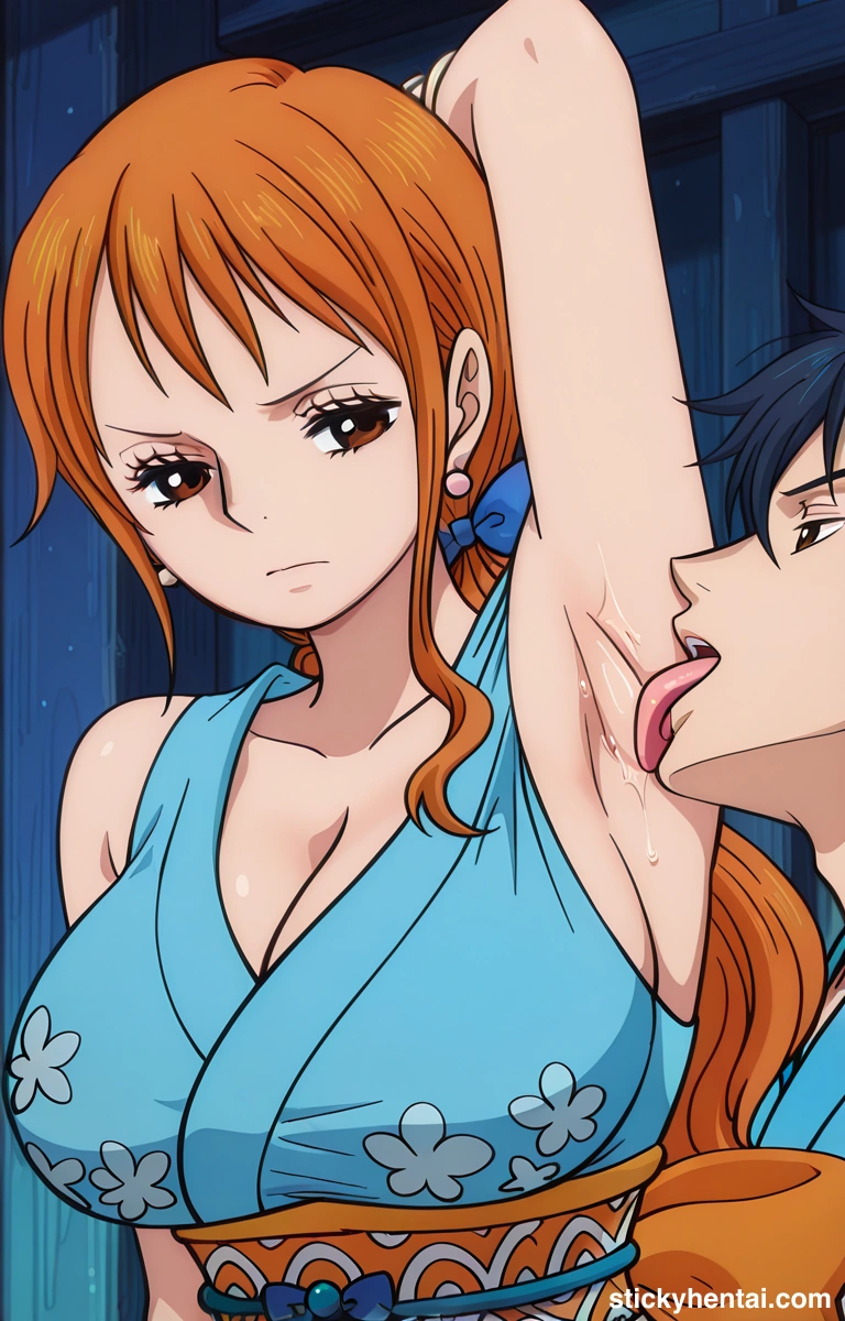 Licking Nami's armpit part 1 #13