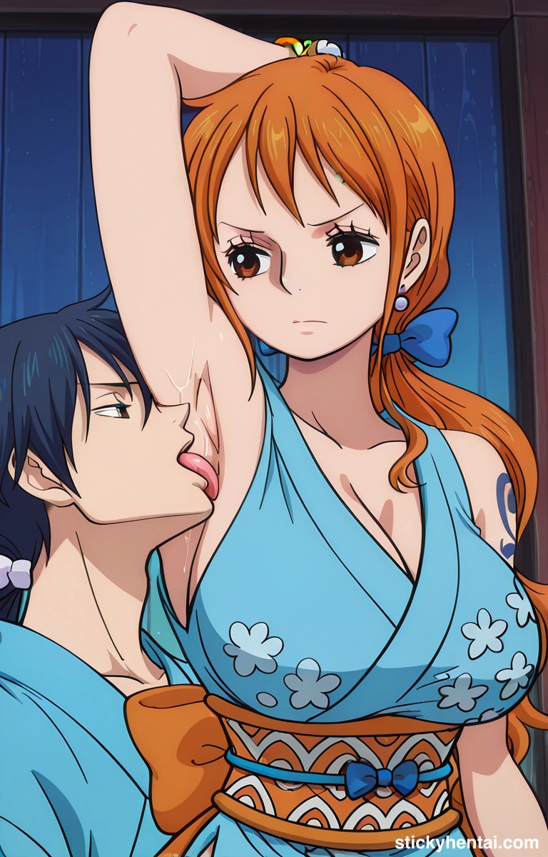 Licking Nami's armpit part 1 #14