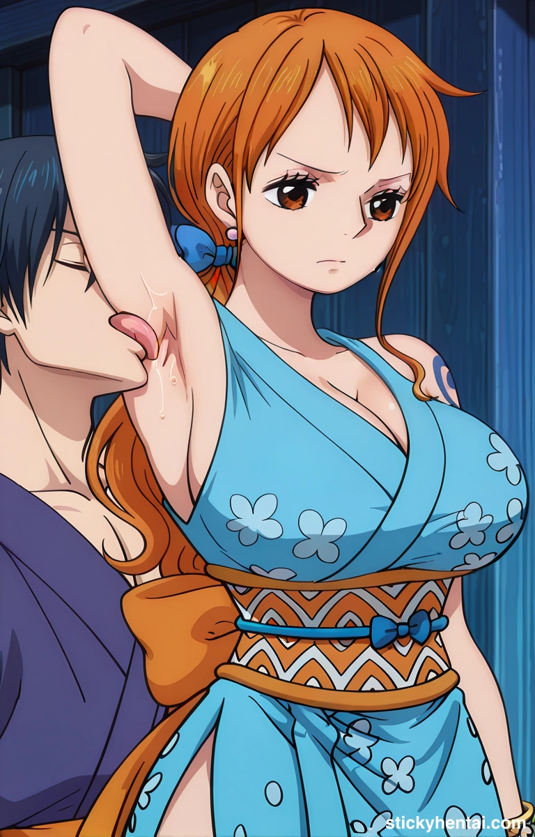 Licking Nami's armpit part 1 #16