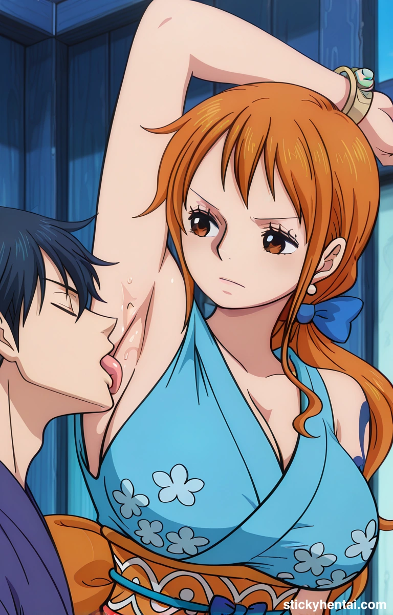 Licking Nami's armpit part 1 #18