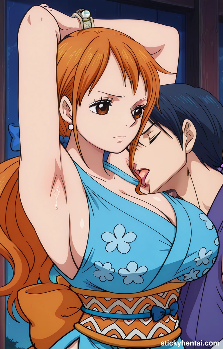 Licking Nami's armpit part 1 #19