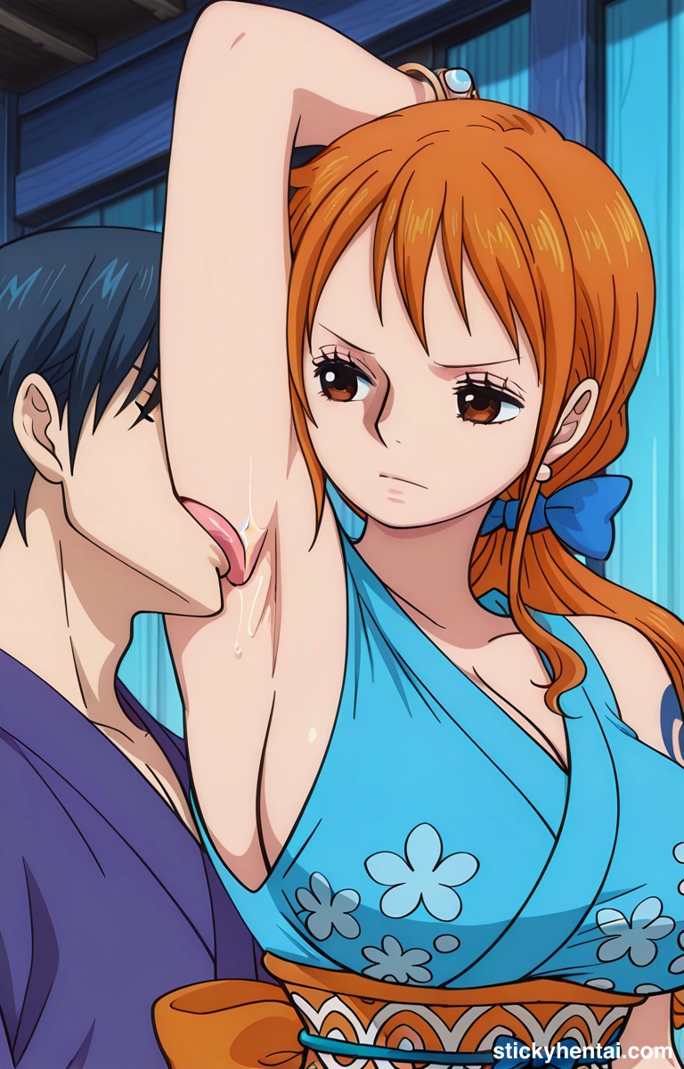 Licking Nami's armpit part 1 #20