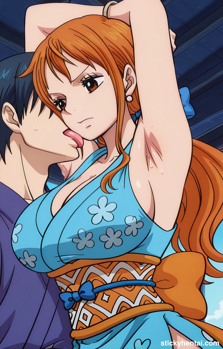 Licking Nami's armpit part 1 #24