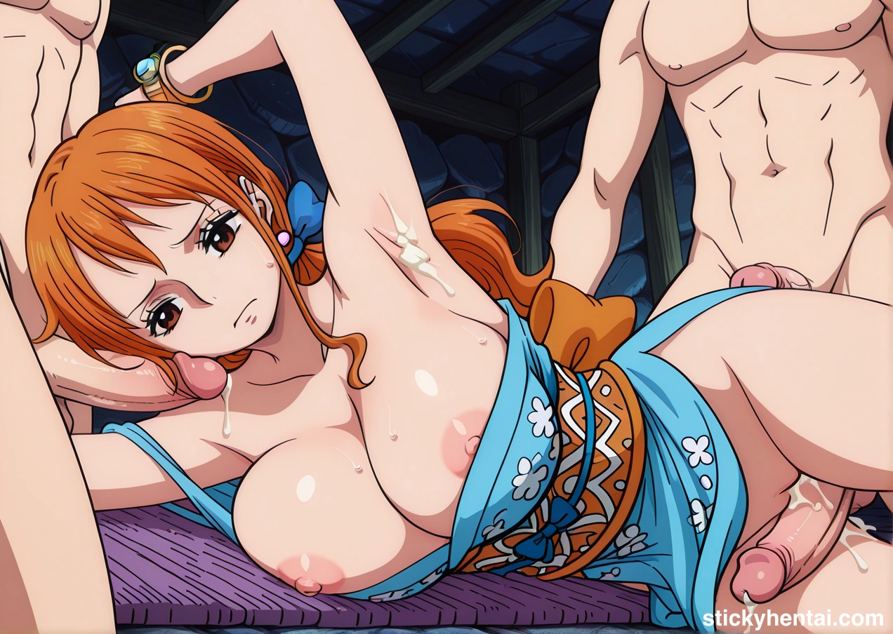 Nami group sex at Wano Kuni part 3 #20