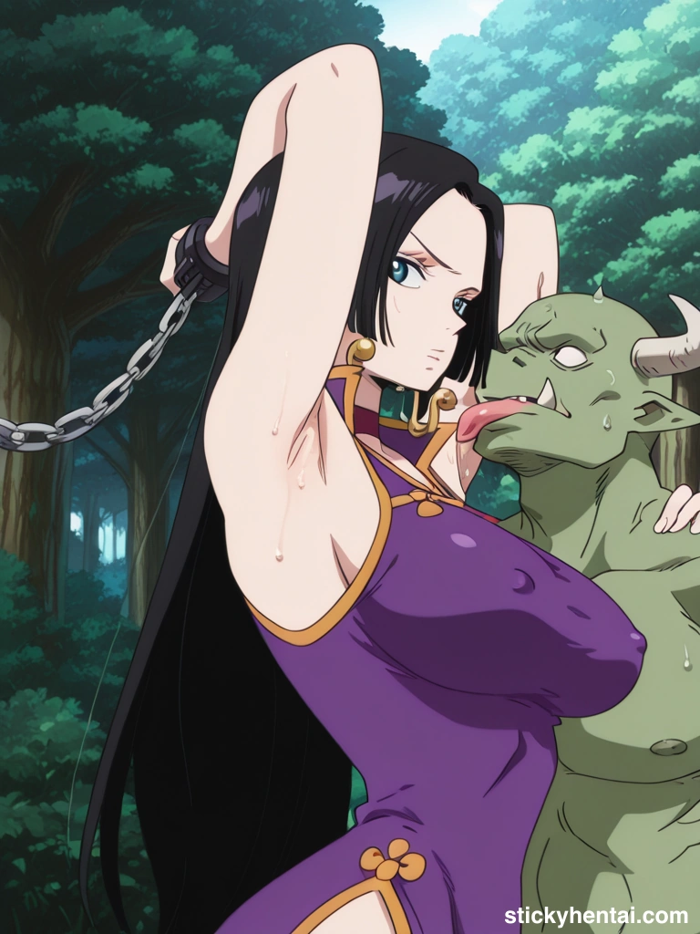 Licking Boa Hancock's armpit by Orcs #14