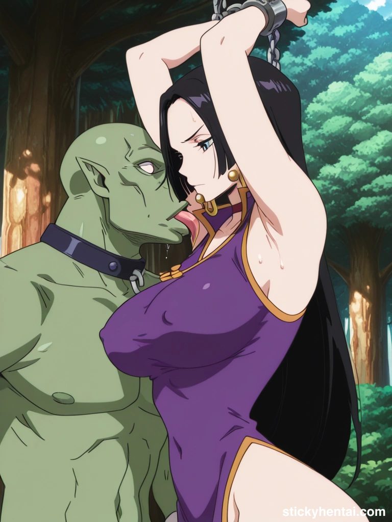 Licking Boa Hancock's armpit by Orcs #23