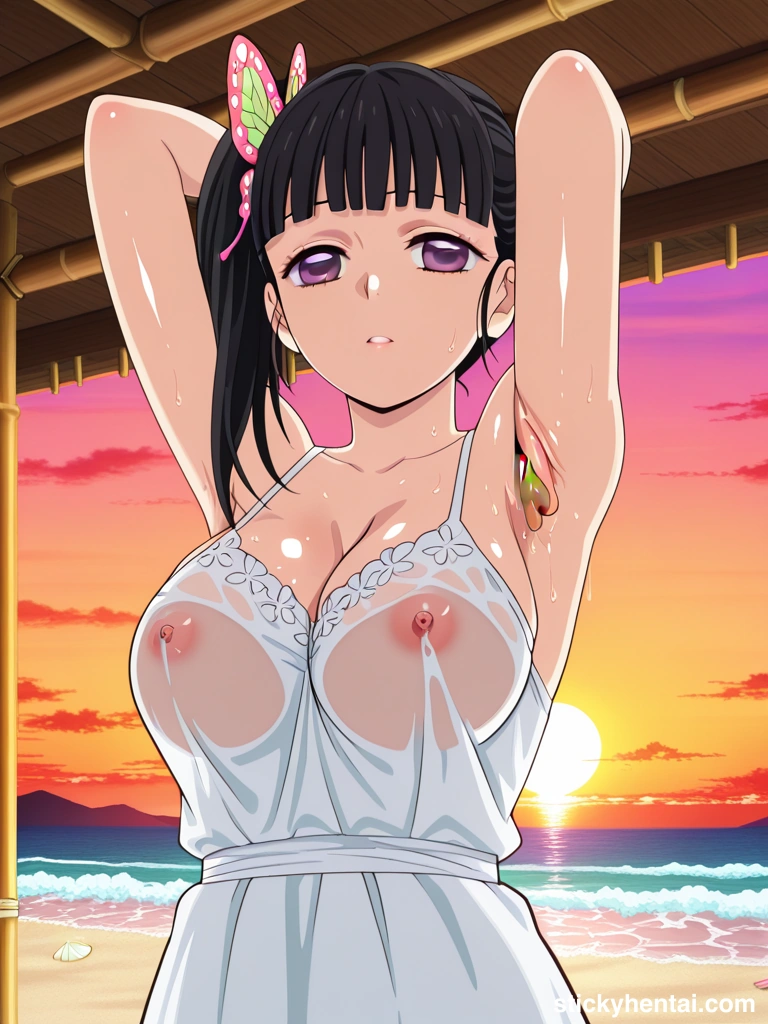 Licking Kanao Tsuyuri's armpits #12