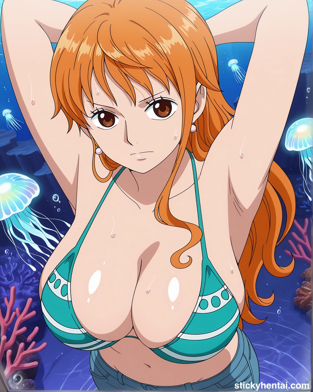 Nami Fishman Island outfit exposing her armpits #nami_00137_-wm.webp