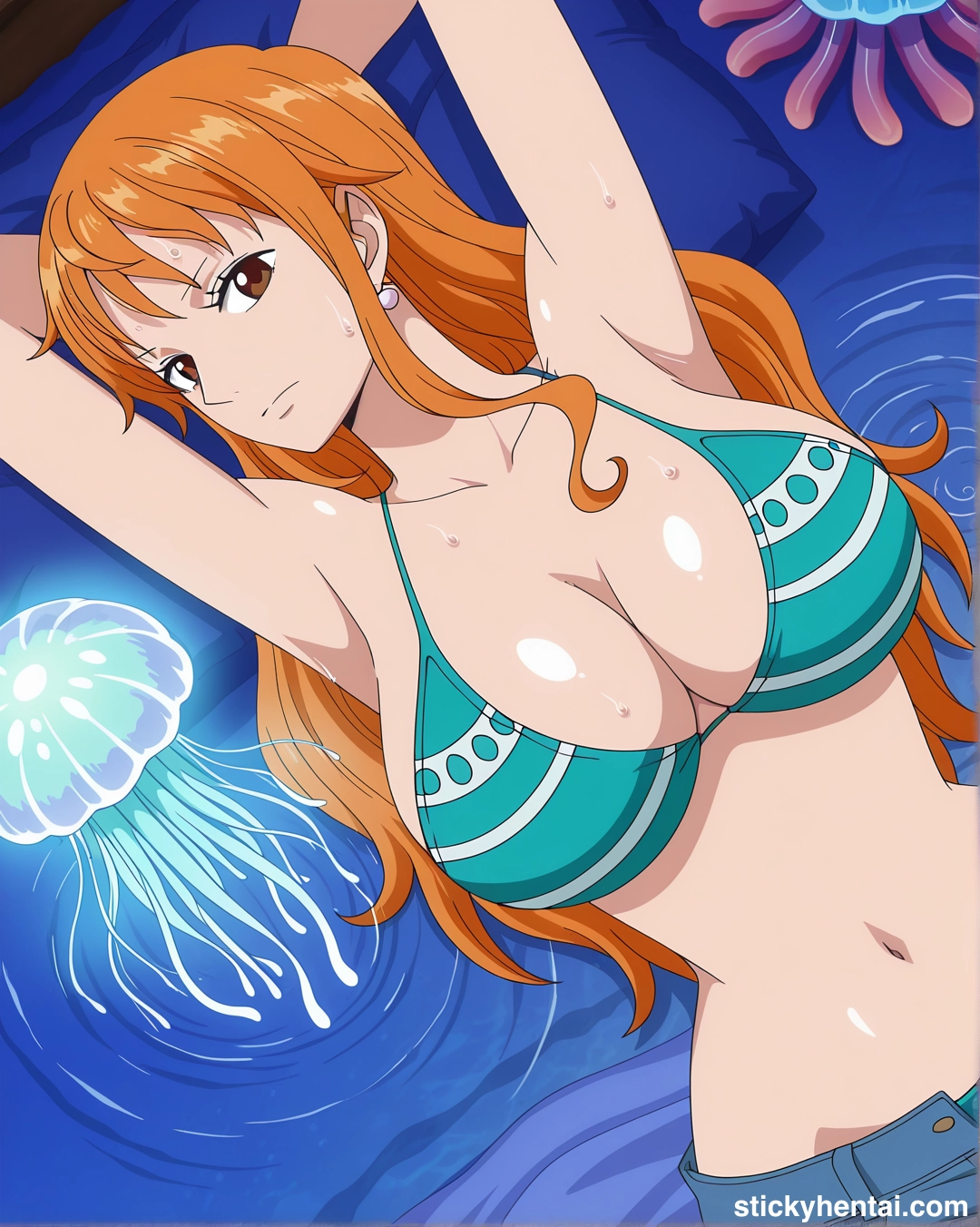 Nami Fishman Island outfit exposing her armpits #nami_00138_-wm.webp
