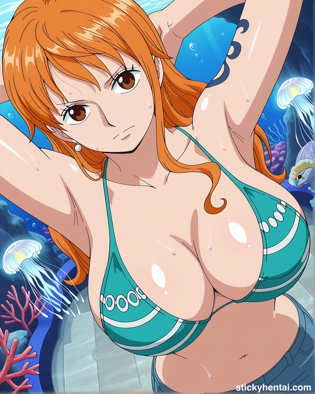 Nami Fishman Island outfit exposing her armpits #nami_00141_-wm.webp