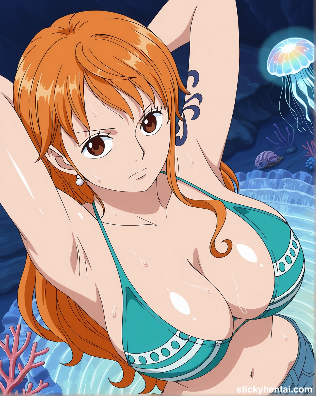 Nami Fishman Island outfit exposing her armpits #nami_00144_-wm.webp