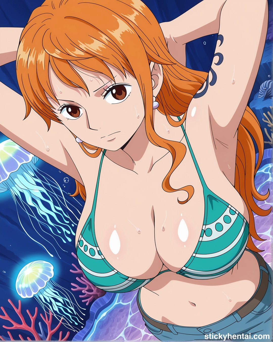 Nami Fishman Island outfit exposing her armpits #nami_00150_-wm.webp