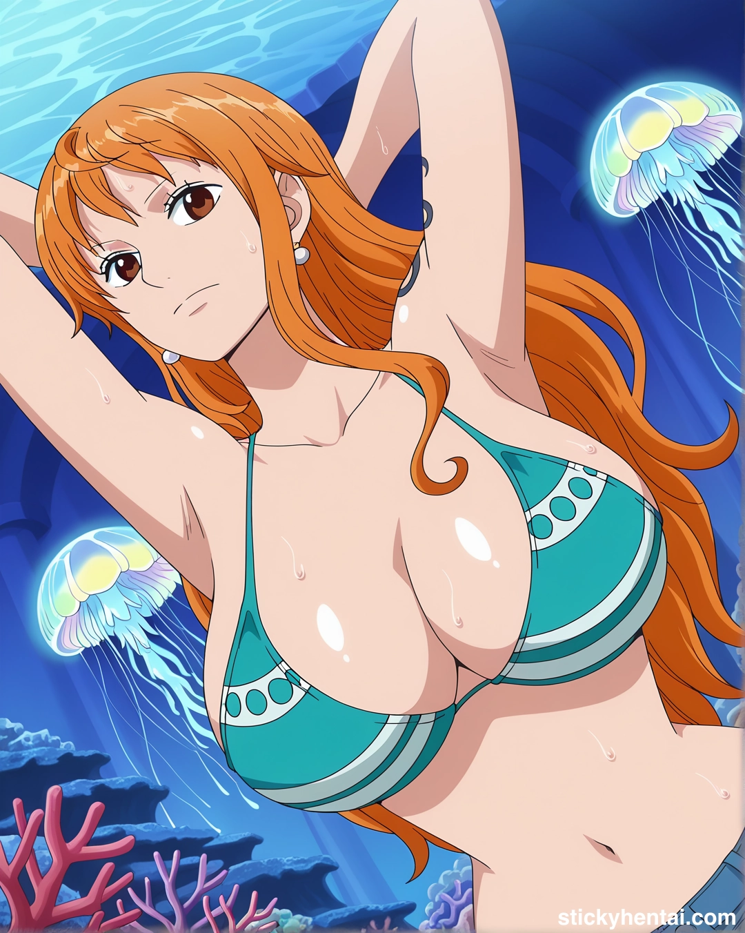 Nami Fishman Island outfit exposing her armpits #nami_00146_-wm.webp