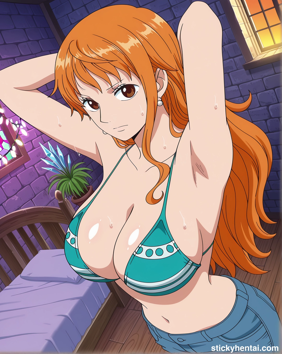 Nami Fishman Island outfit exposing her armpits #nami_00151_-wm.webp