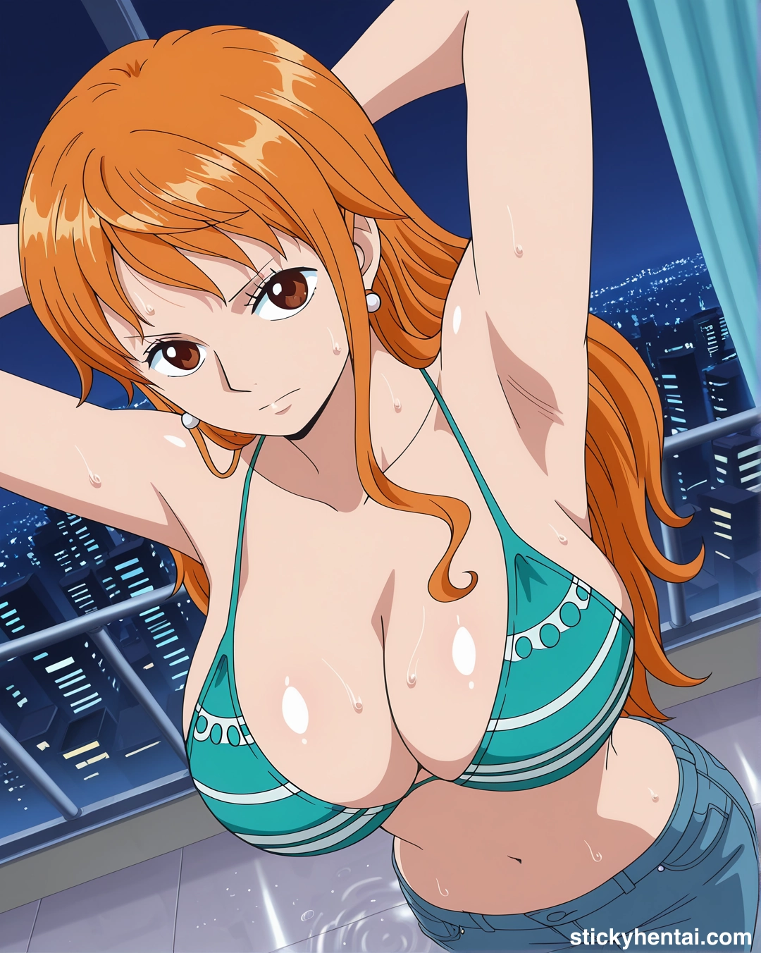 Nami Fishman Island outfit exposing her armpits #nami_00153_-wm.webp