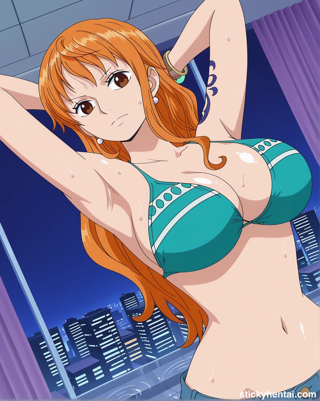 Nami Fishman Island outfit exposing her armpits #nami_00154_-wm.webp