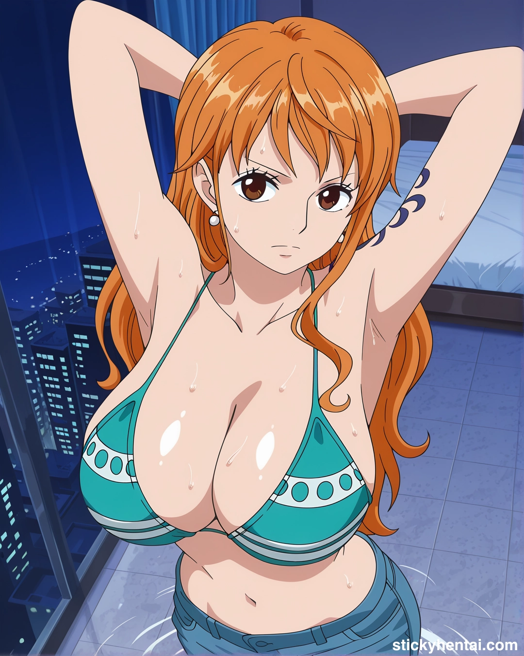 Nami Fishman Island outfit exposing her armpits #nami_00155_-wm.webp