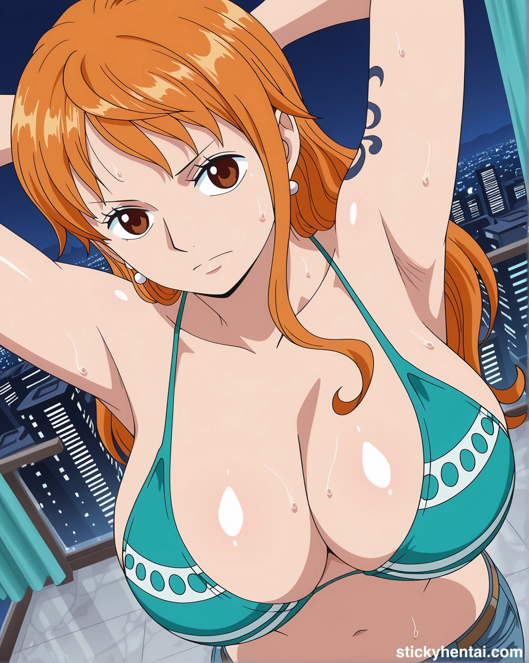 Nami Fishman Island outfit exposing her armpits #nami_00161_-wm.webp
