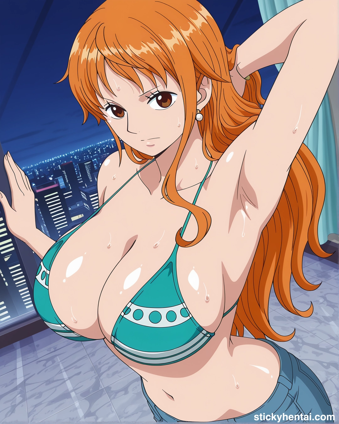 Nami Fishman Island outfit exposing her armpits #nami_00162_-wm.webp