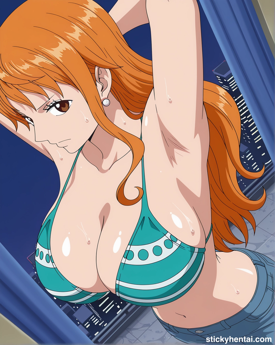 Nami Fishman Island outfit exposing her armpits #nami_00170_-wm.webp