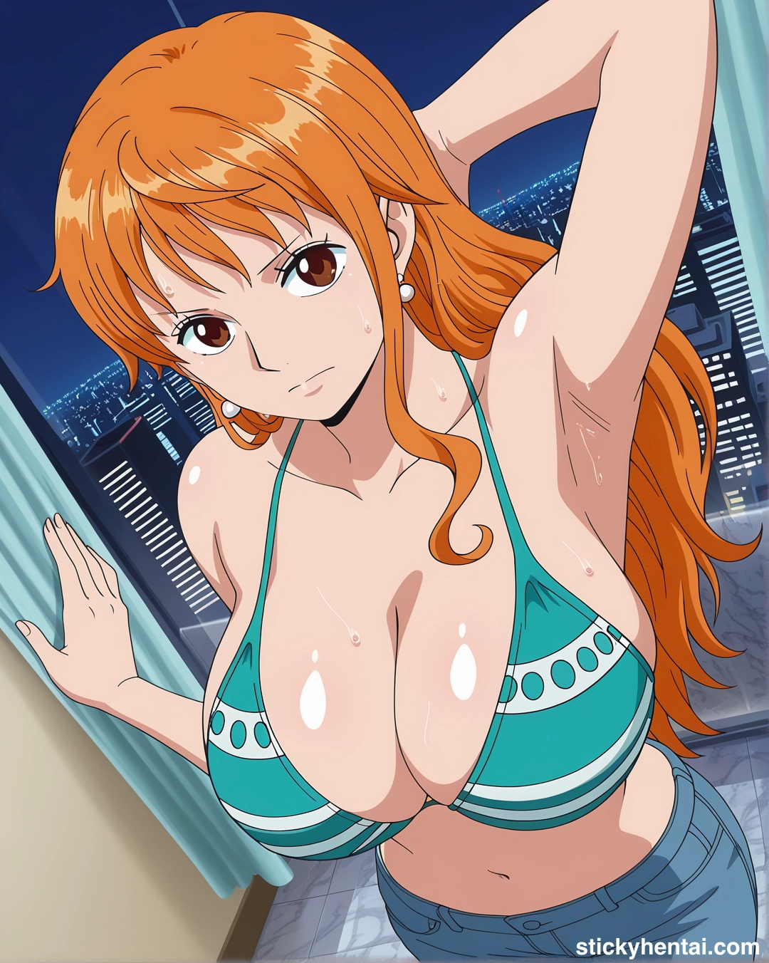 Nami Fishman Island outfit exposing her armpits #nami_00169_-wm.webp