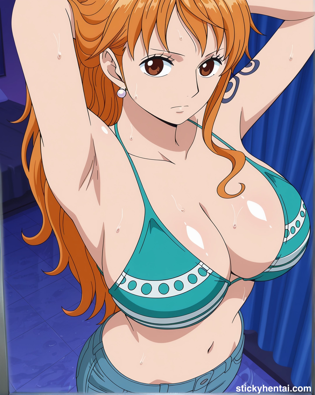 Nami Fishman Island outfit exposing her armpits #nami_00177_-wm.webp