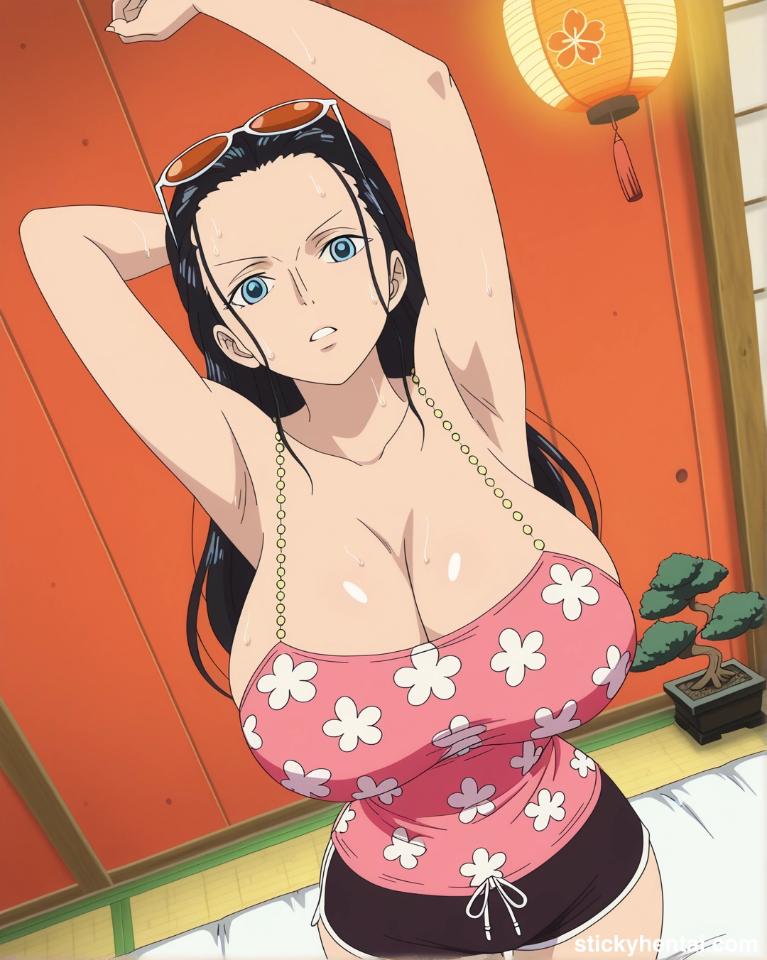 Huge boobs Nico Robin Punk Hazard arc outfit #robin_00096_-wm.webp