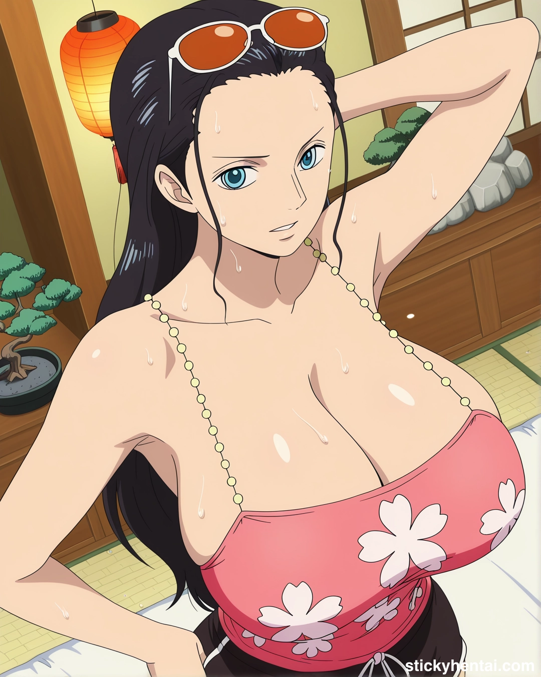 Huge boobs Nico Robin Punk Hazard arc outfit #robin_00097_-wm.webp