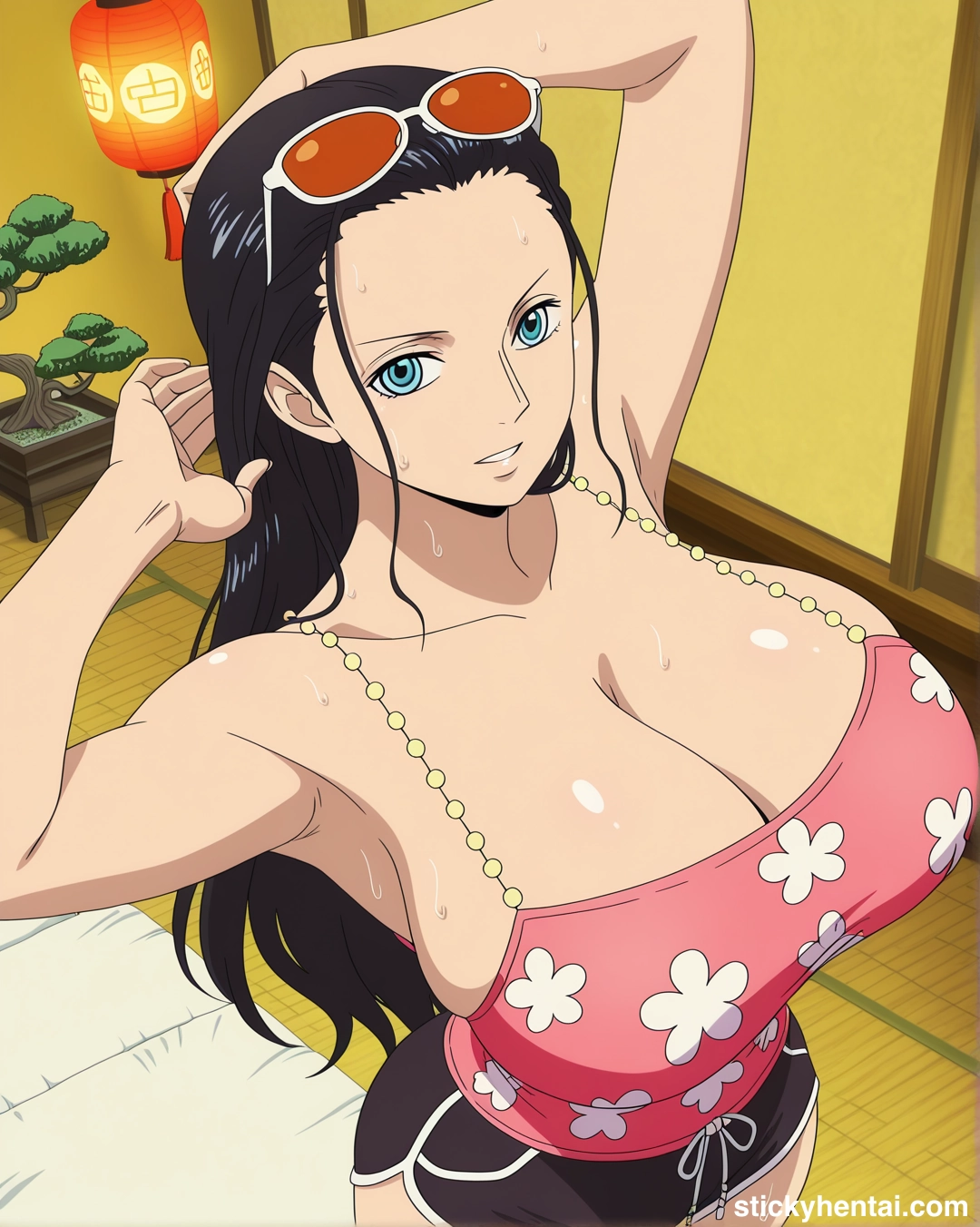 Huge boobs Nico Robin Punk Hazard arc outfit #robin_00099_-wm.webp