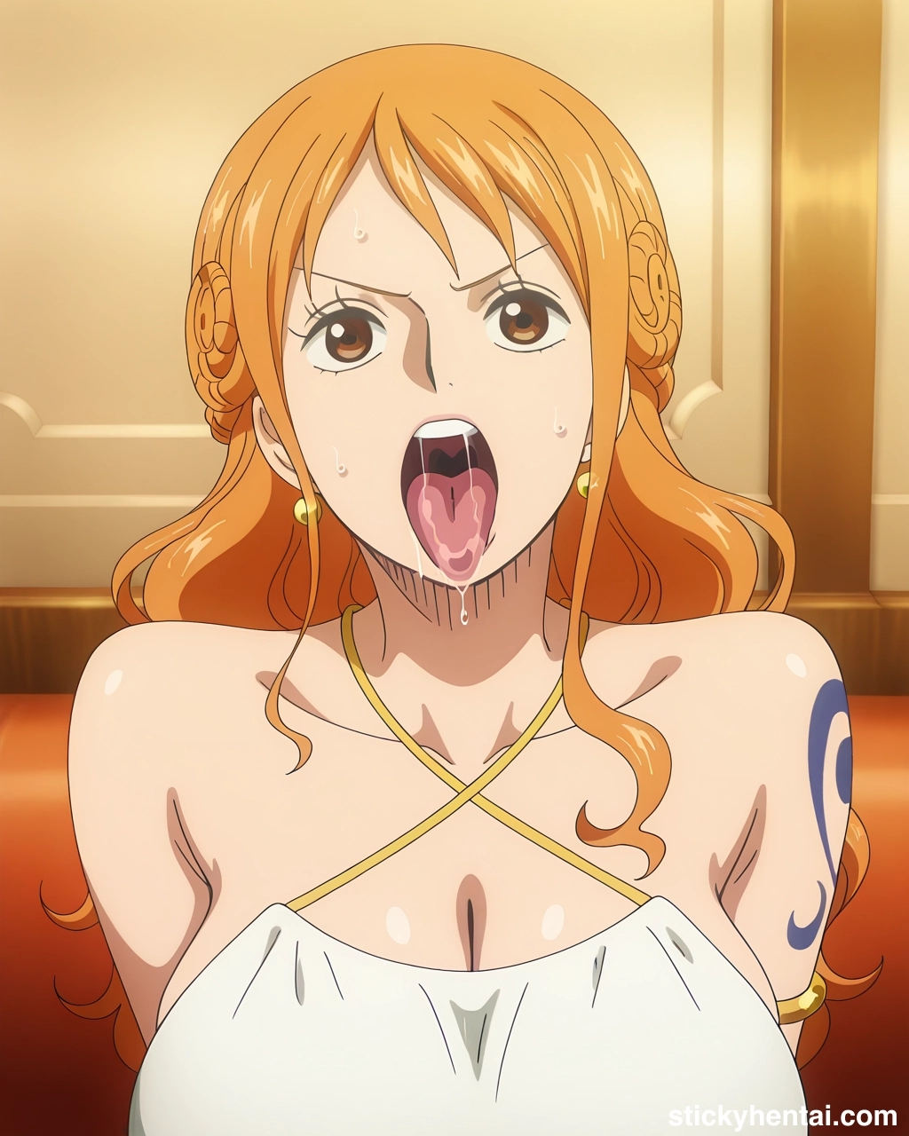 A detailed look inside Nami's mouth