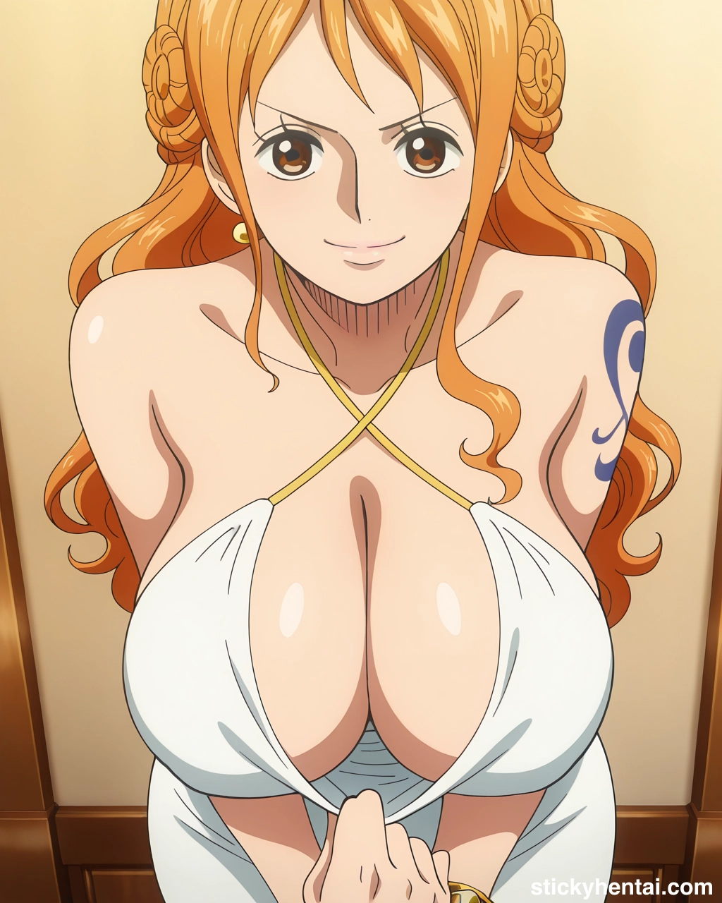 Nami almost reveals her huge breasts #nami-breasts-out-45.webp