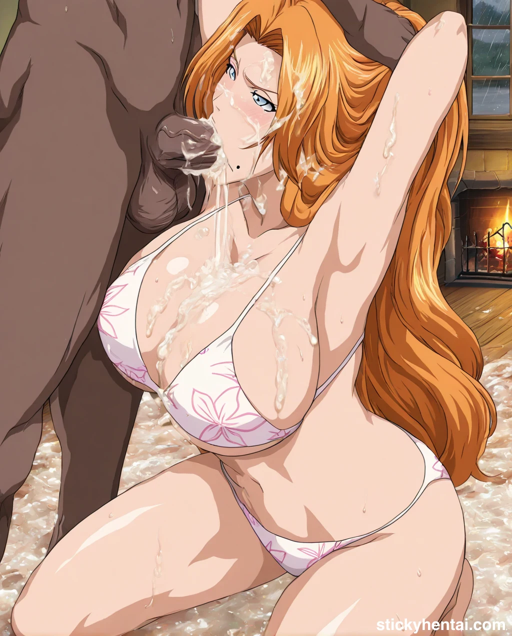 Rangiku Matsumoto Best Deepthroat with a BBC #Rangiku-Matsumoto-hentai-33.webp