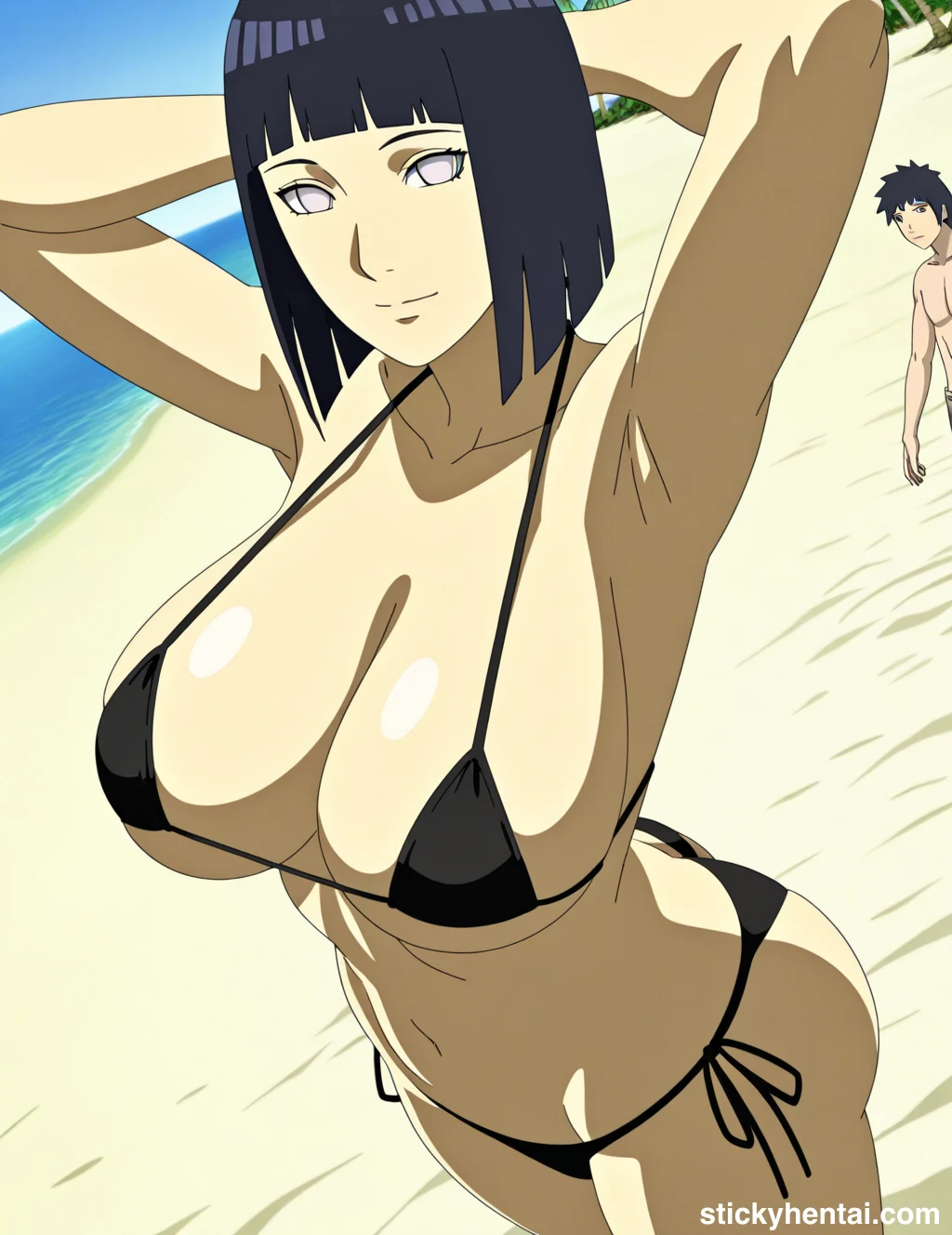 Hinata Hyuga on Beach - A Photoshoot for Pre Wedding #Hinata-Hyuga-beach-21.webp