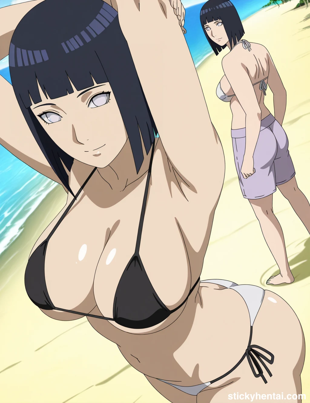 Hinata Hyuga on Beach - A Photoshoot for Pre Wedding #Hinata-Hyuga-beach-22.webp
