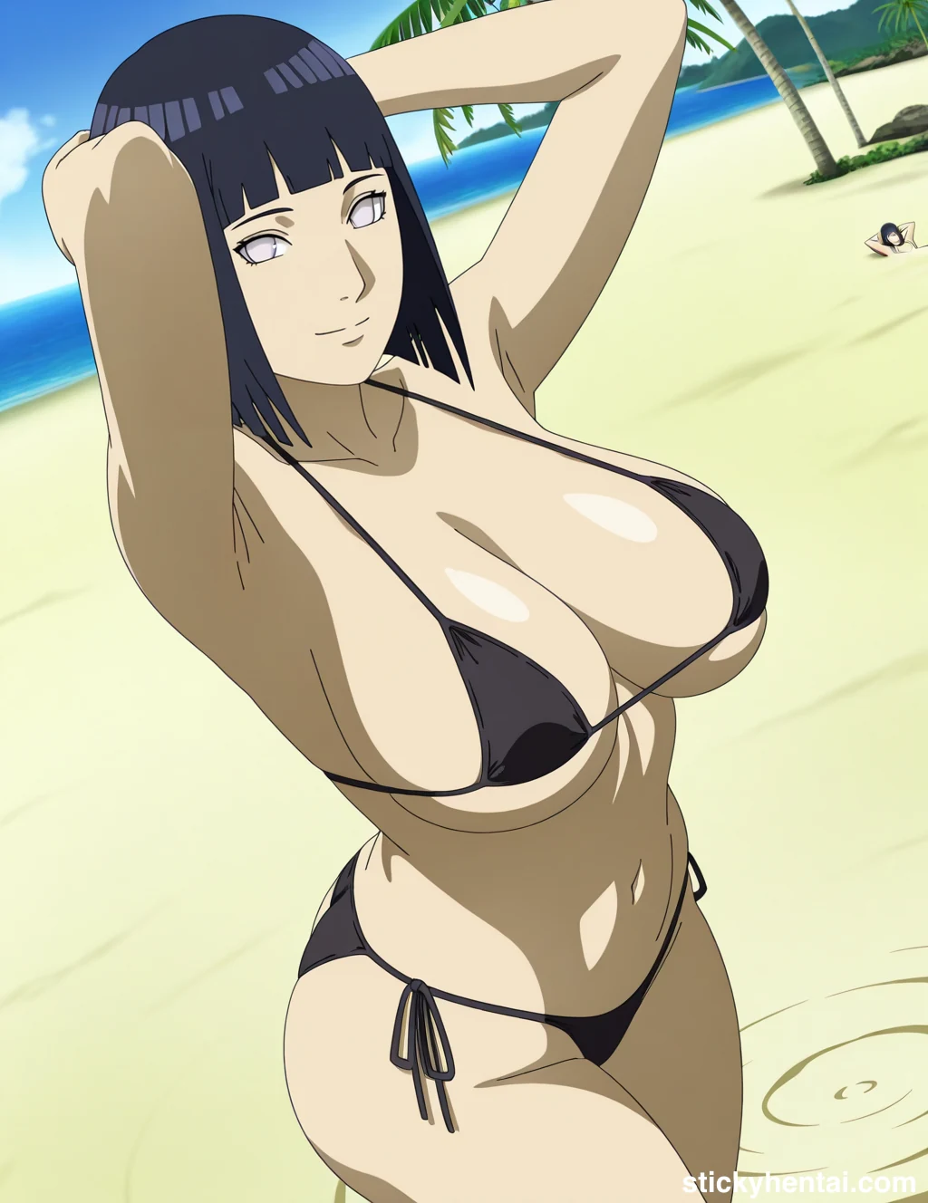 Hinata Hyuga on Beach - A Photoshoot for Pre Wedding #Hinata-Hyuga-beach-26.webp