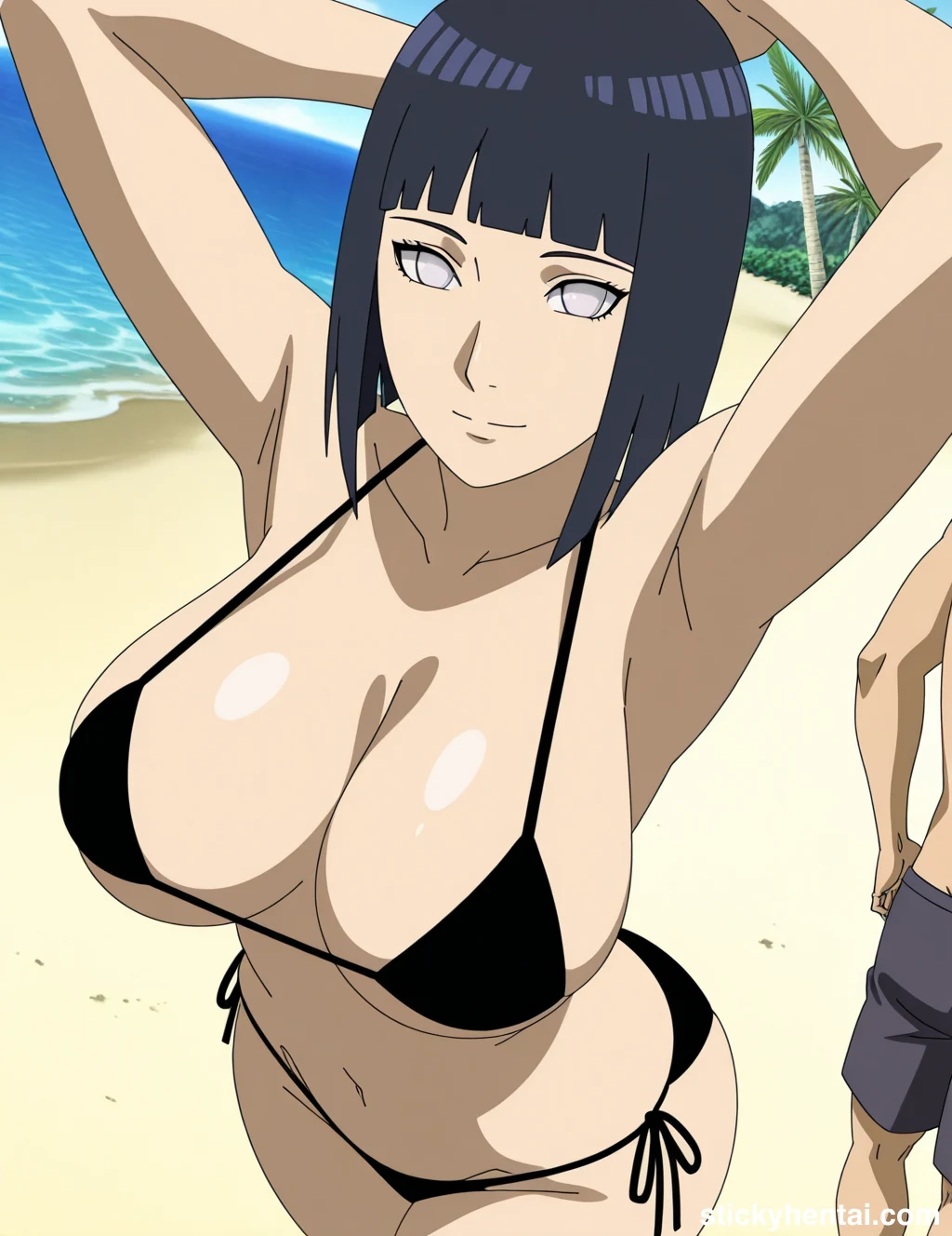 Hinata Hyuga on Beach - A Photoshoot for Pre Wedding #Hinata-Hyuga-beach-28.webp