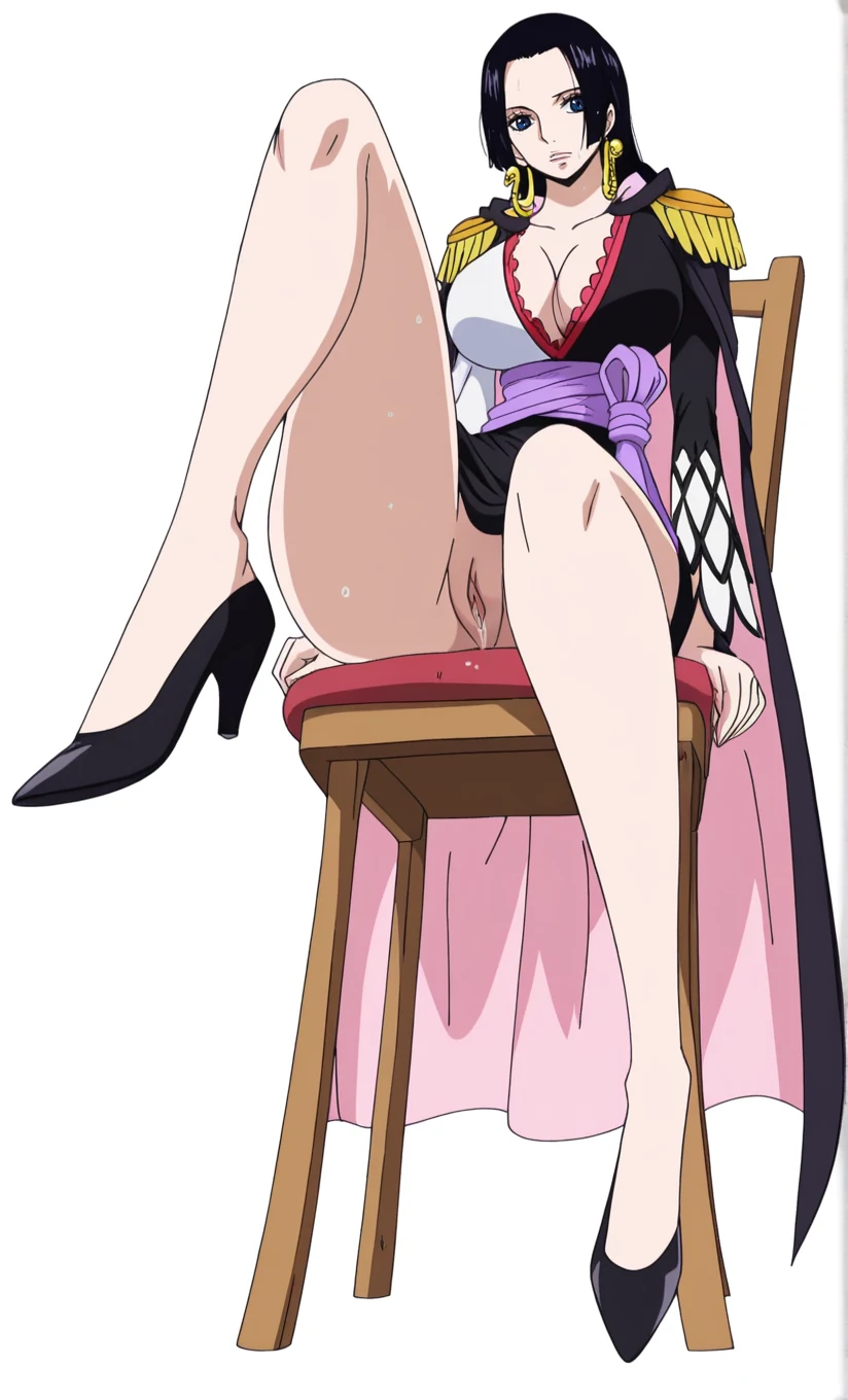 Boa Hancock Beautiful Legs and Thighs Images #boa-hancock-sitting-17.webp
