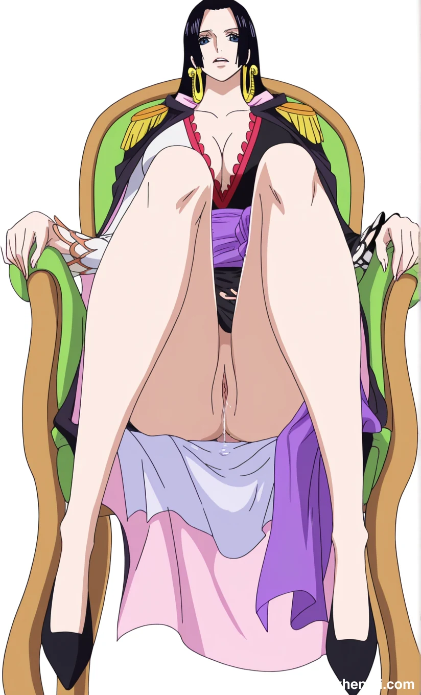 Boa Hancock Beautiful Legs and Thighs Images #boa-hancock-sitting-18.webp