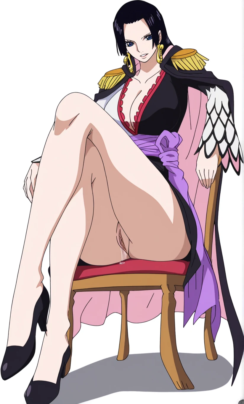 Boa Hancock Beautiful Legs and Thighs Images #boa-hancock-sitting-19.webp