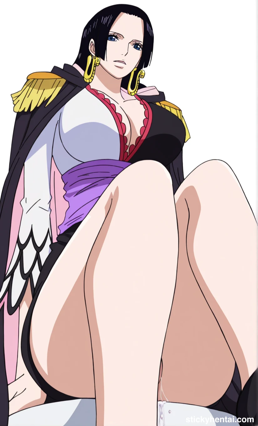Boa Hancock Beautiful Legs and Thighs Images #boa-hancock-sitting-25.webp