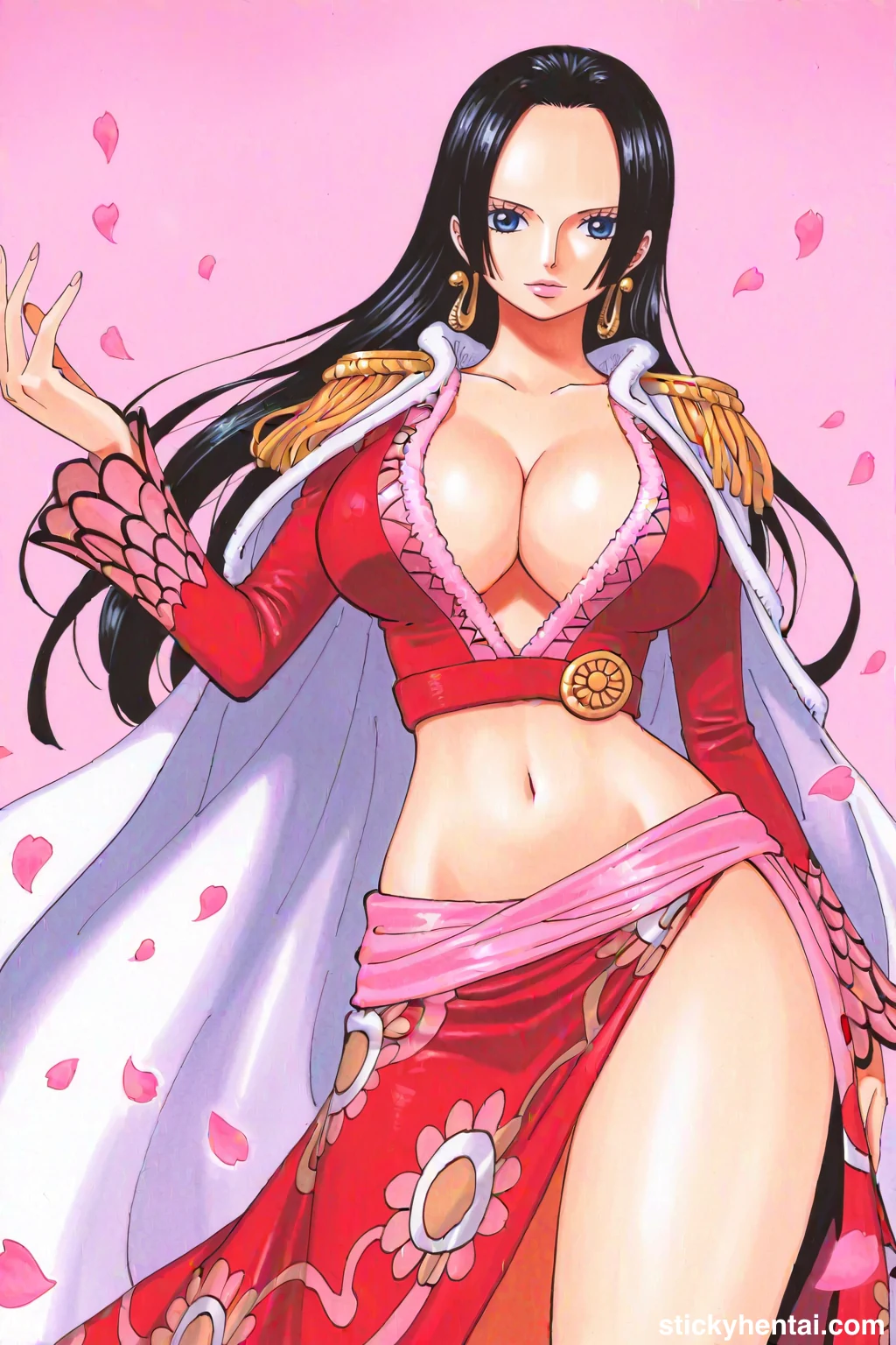 Empress Boa Hancock's Gorgeous Body - manga style