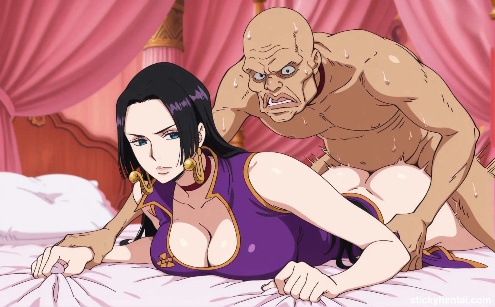 Boa Hancock and Ugly Bastard Hentai Gallery (One Piece: 3D2Y outfit) part 2 #boa-hancock-rough-sex-hentai-17.webp