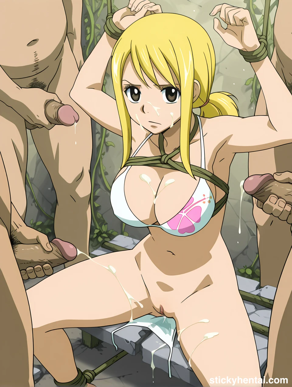 Lucy Heartfilia Hentai - Bukkake facial after a group sex #lucy-heartfilia-facial-hentai-11.webp